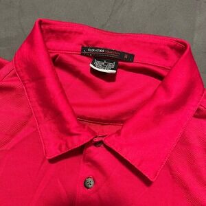 Nike Tiger Woods Collection Performance Polo Shirt Men's Large Salmon Pink‎ Golf